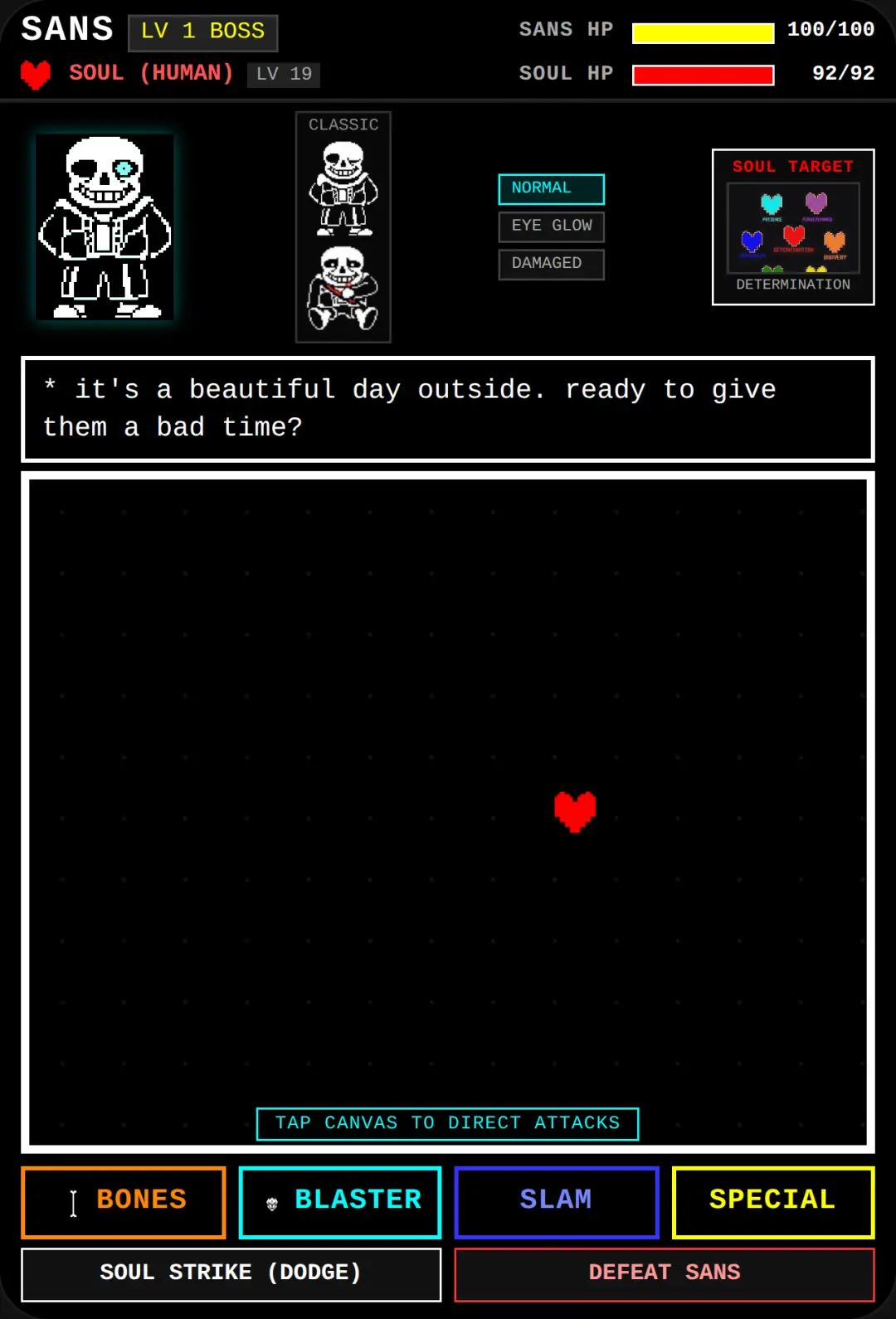 Sans Boss Battle cover