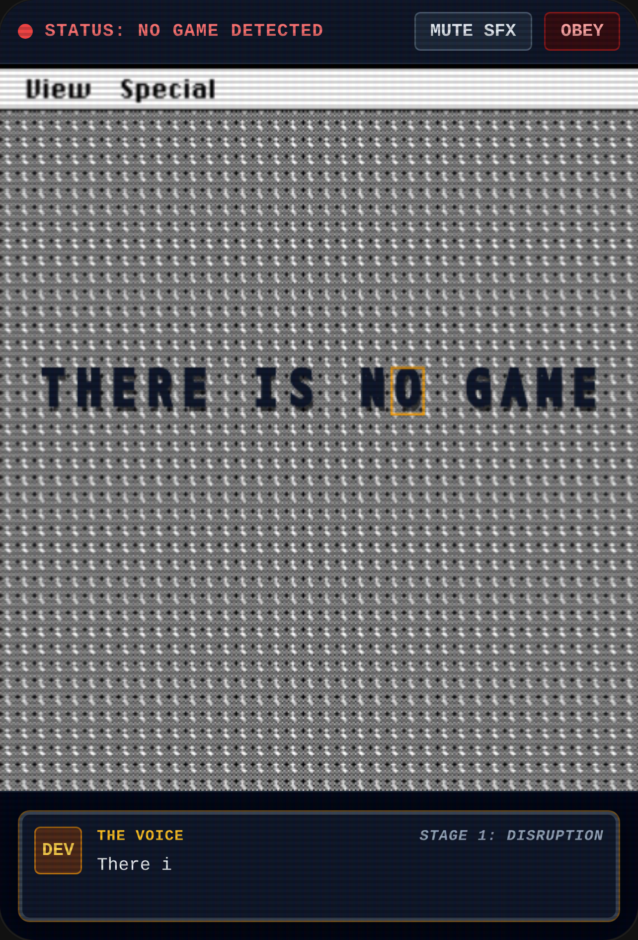 There Is No Game cover