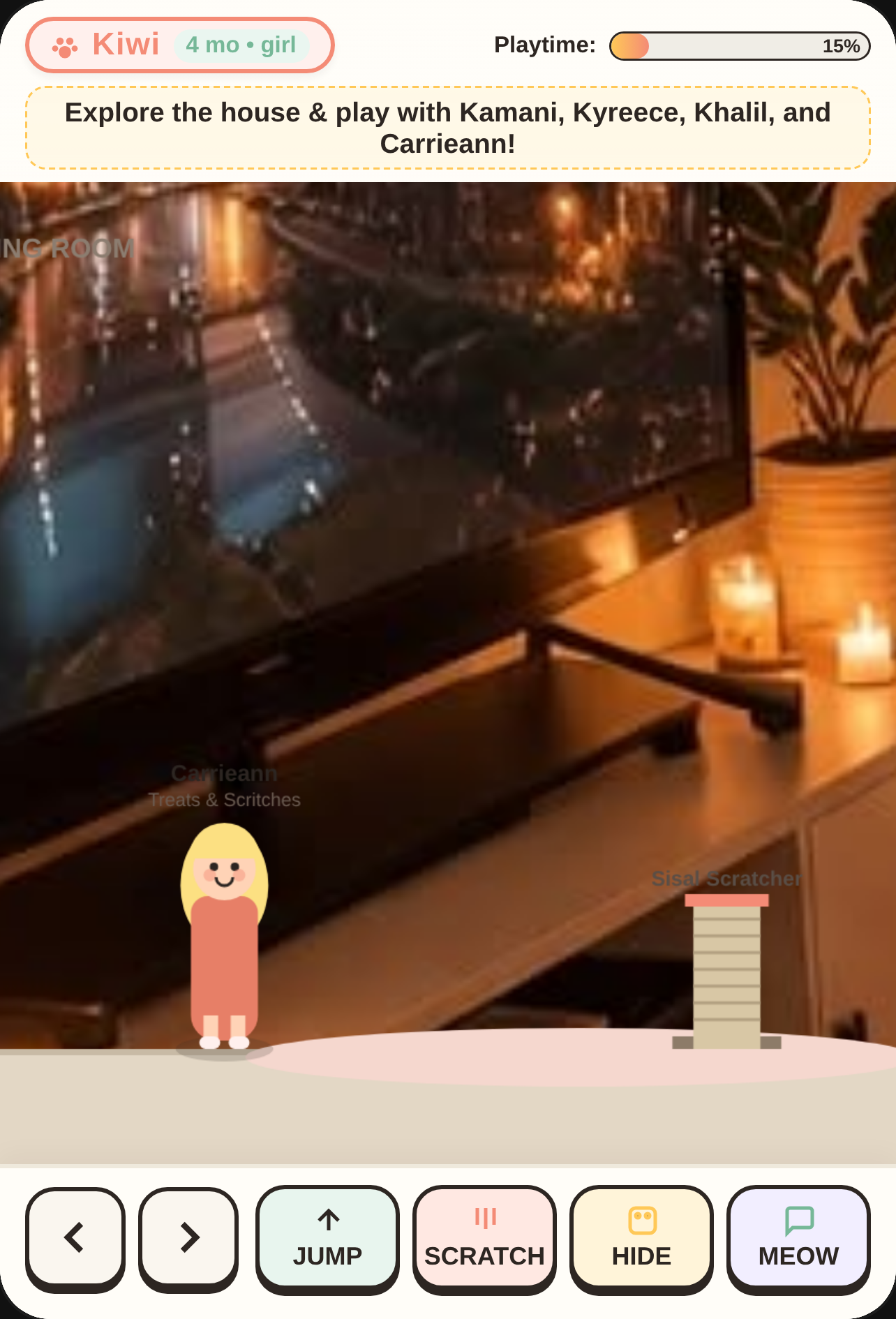 Play as Tiny Kitten Kiwi cover