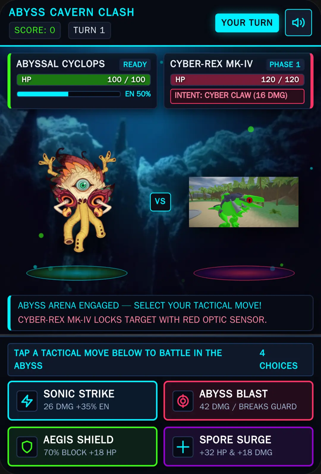 Abyss Cavern Clash cover