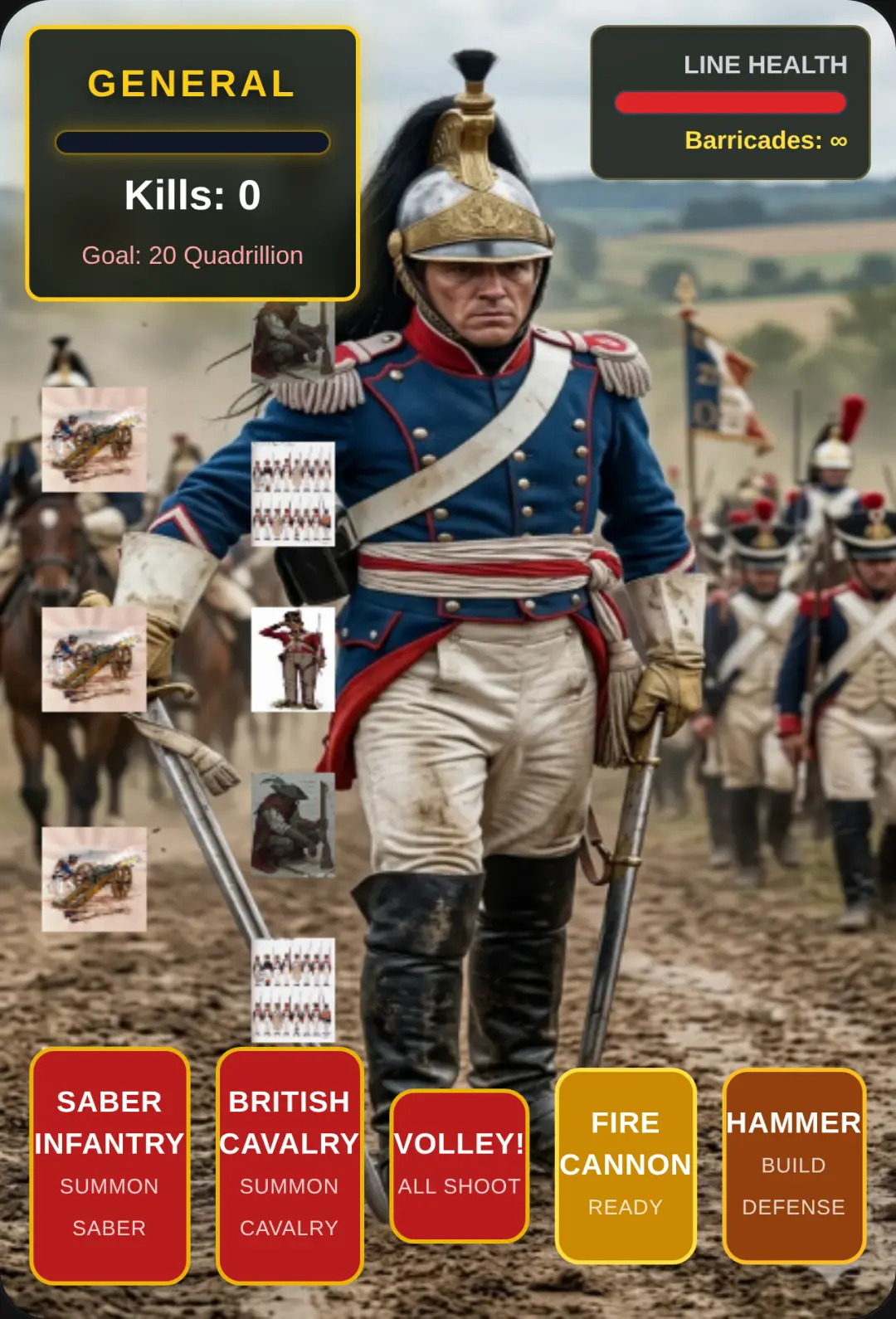 G&B: British vs France - Line Defense cover