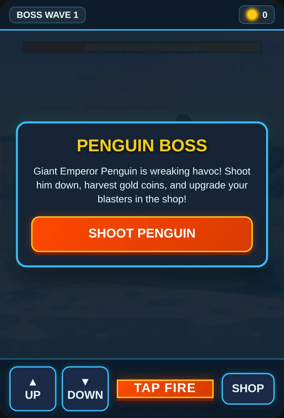 Penguin Boss Arena Shooter cover