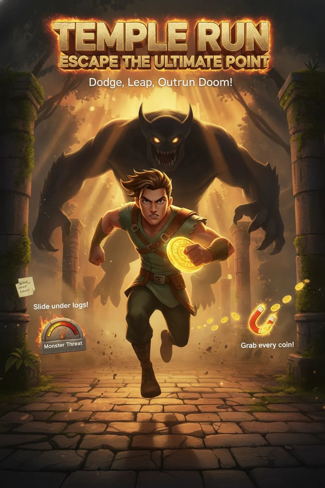 Temple run escape the ultimate point cover