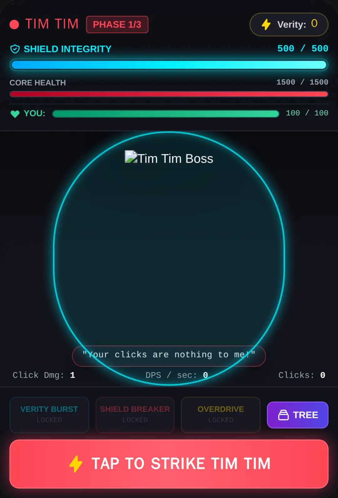 Verity Clash vs Tim Tim cover