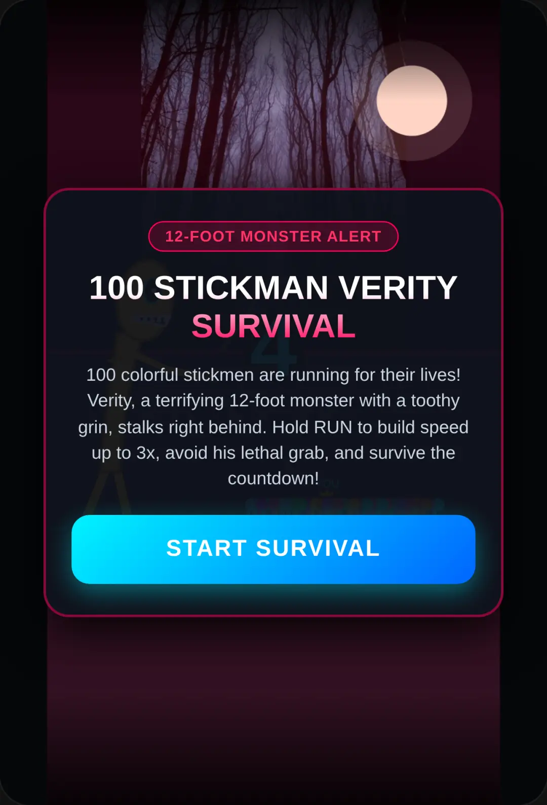100 Stickman Verity Survival cover