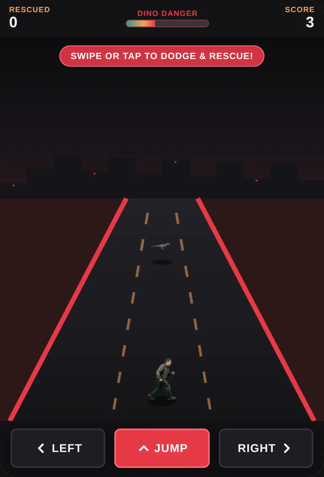 Dino Chase: Ruined City Survival cover