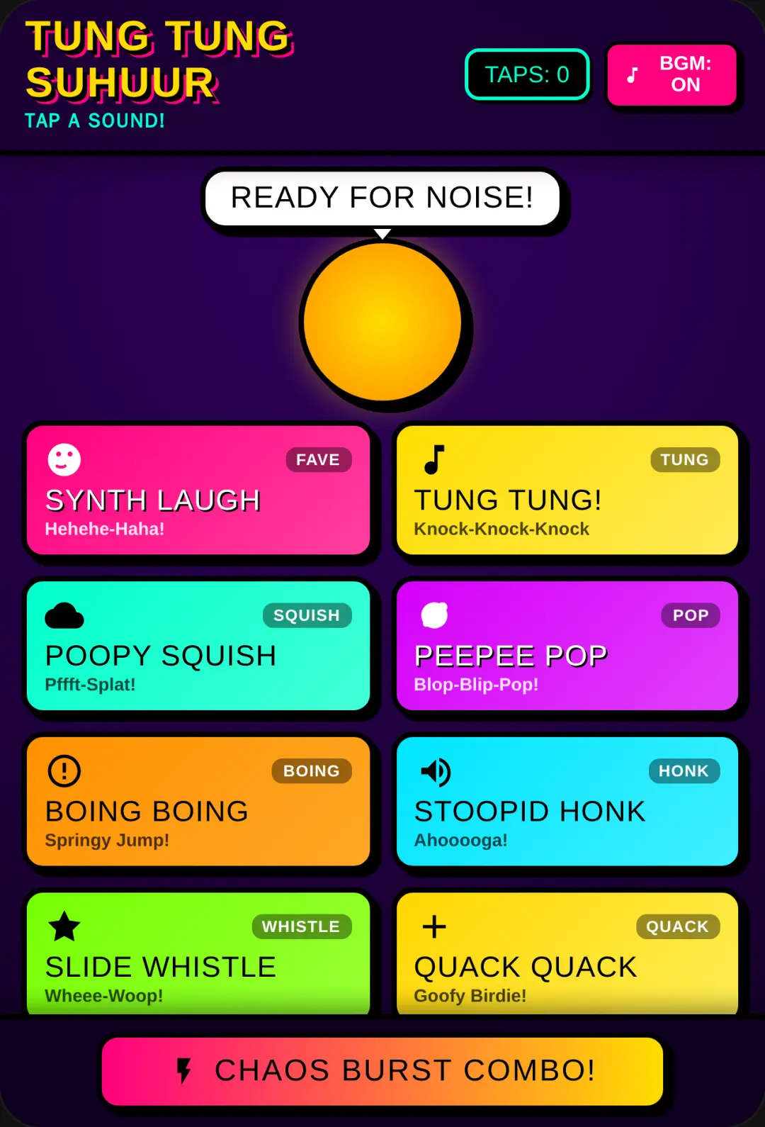 Tung Tung Suhuur Soundboard cover