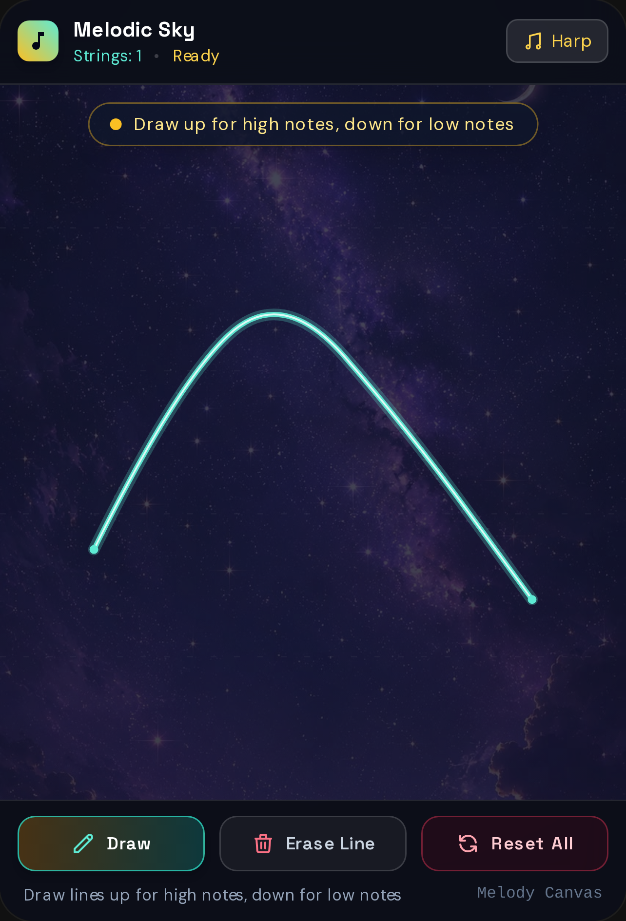 Line melody game cover