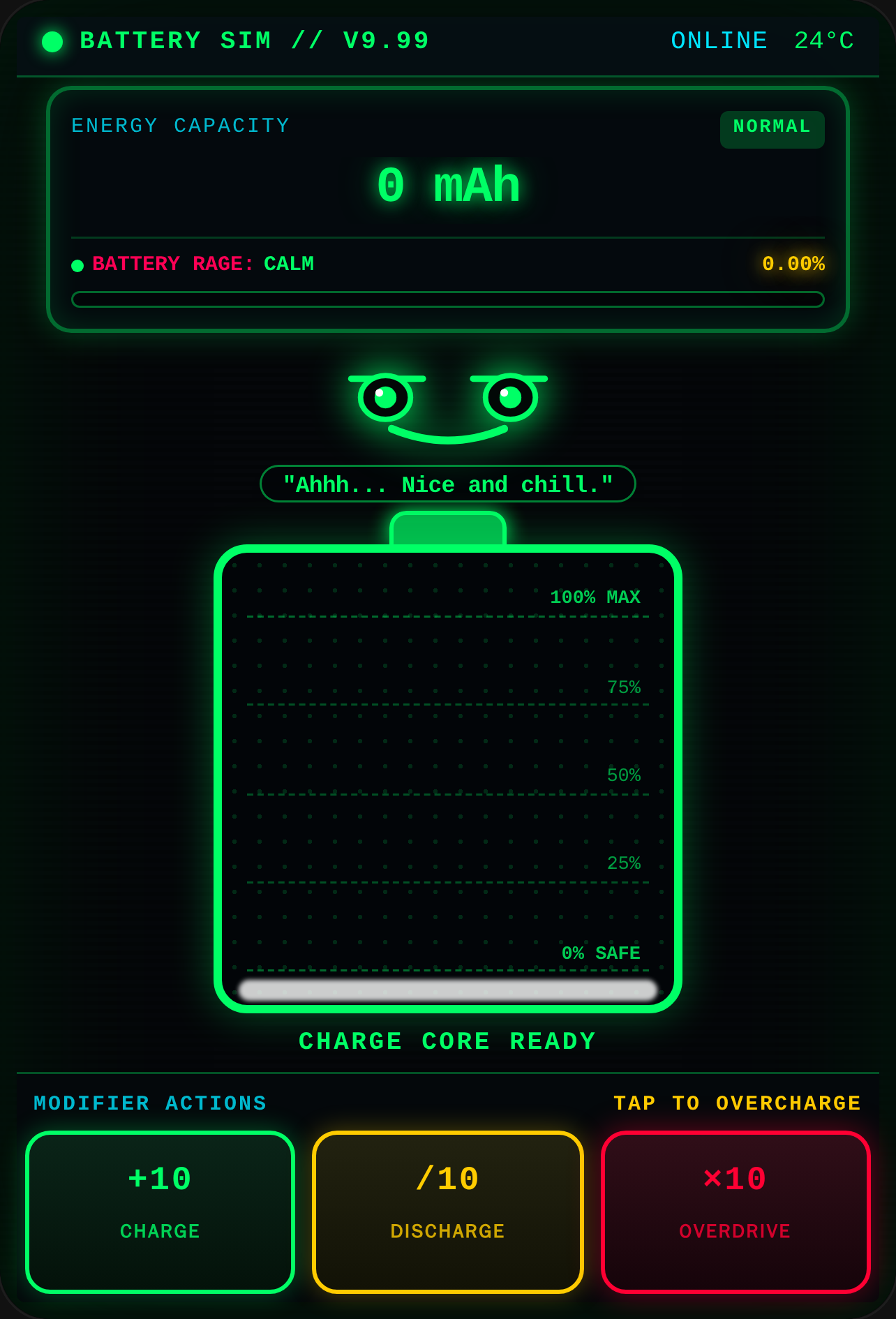 Infinity Battery Simulator cover