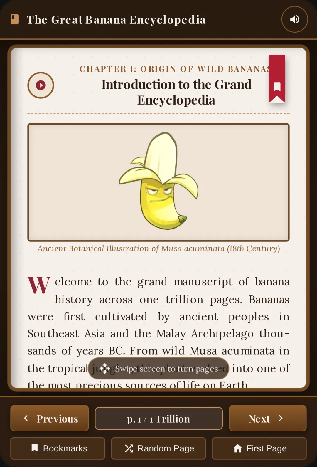 The Great Banana Encyclopedia — One Trillion Pages cover