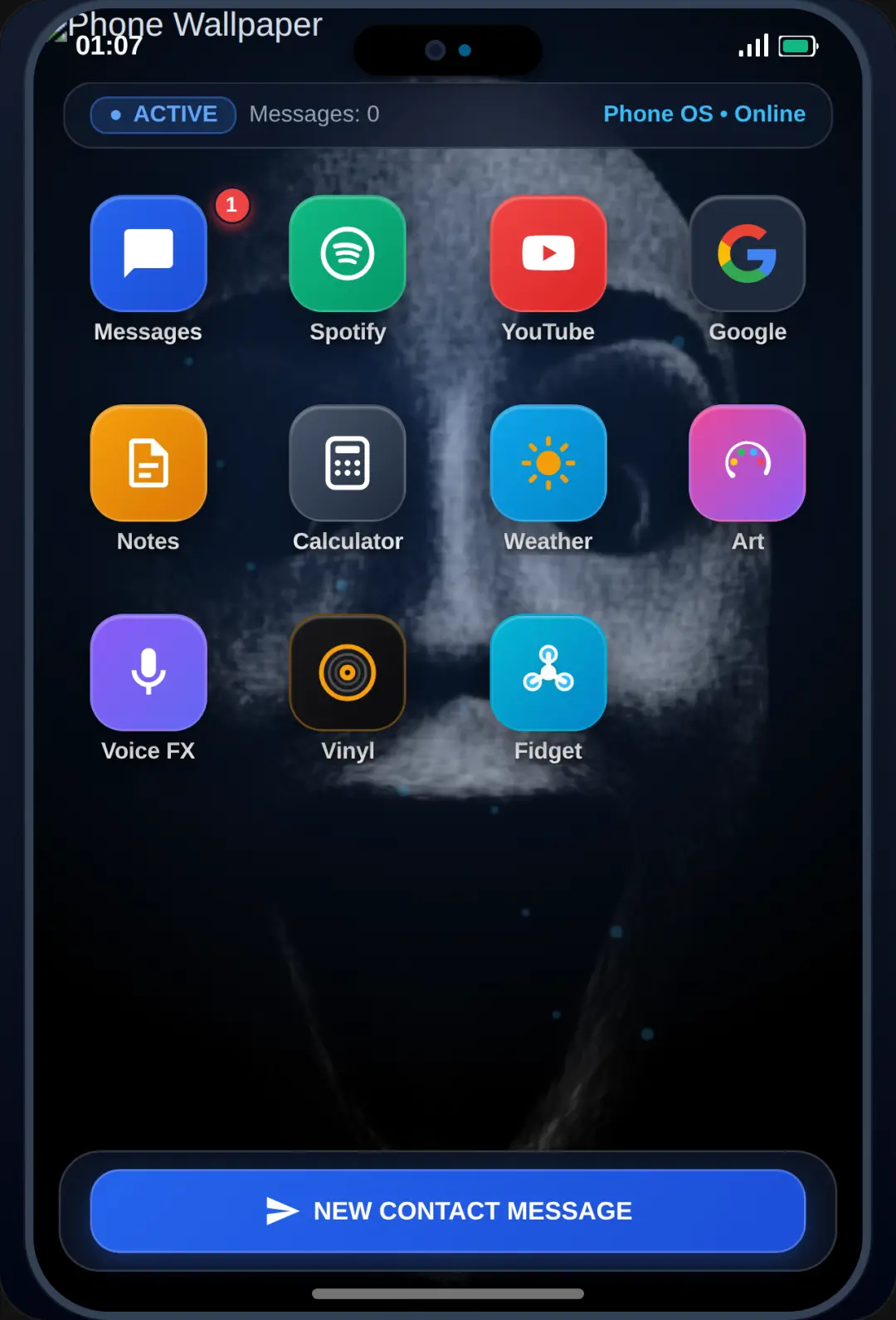Gravity Phone OS cover