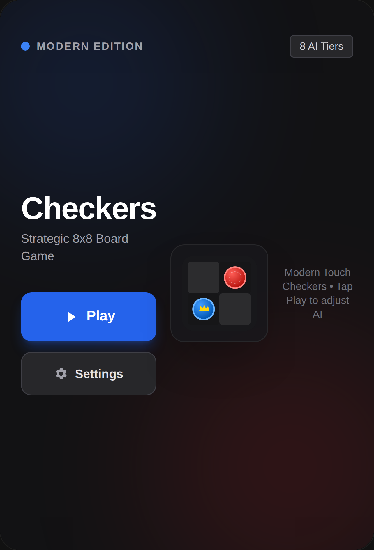 Checkers cover