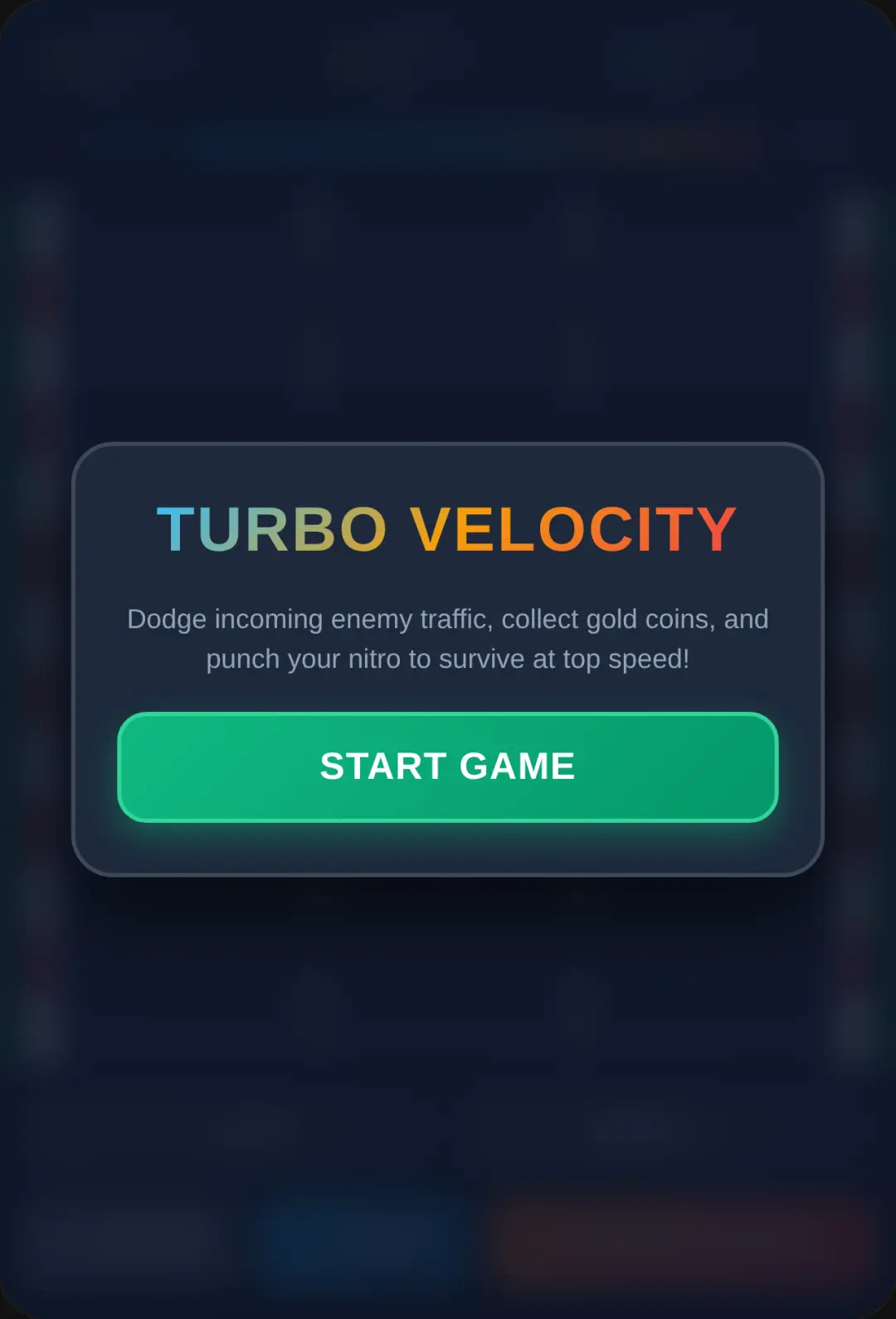 Turbo Velocity - 2D Racing by ARYAN cover