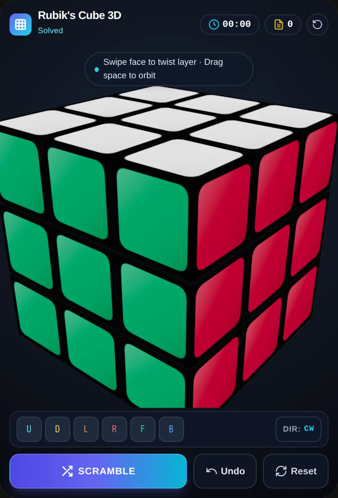 Rubik's Cube 3D cover