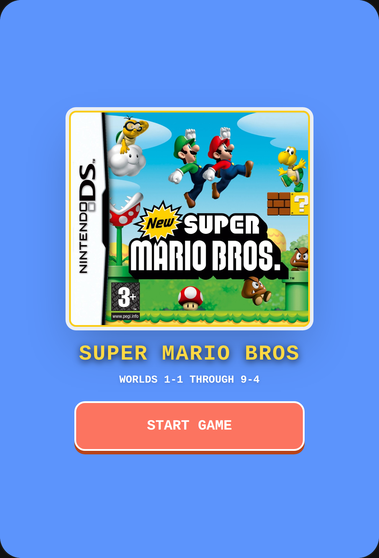 Super Mario Bros cover