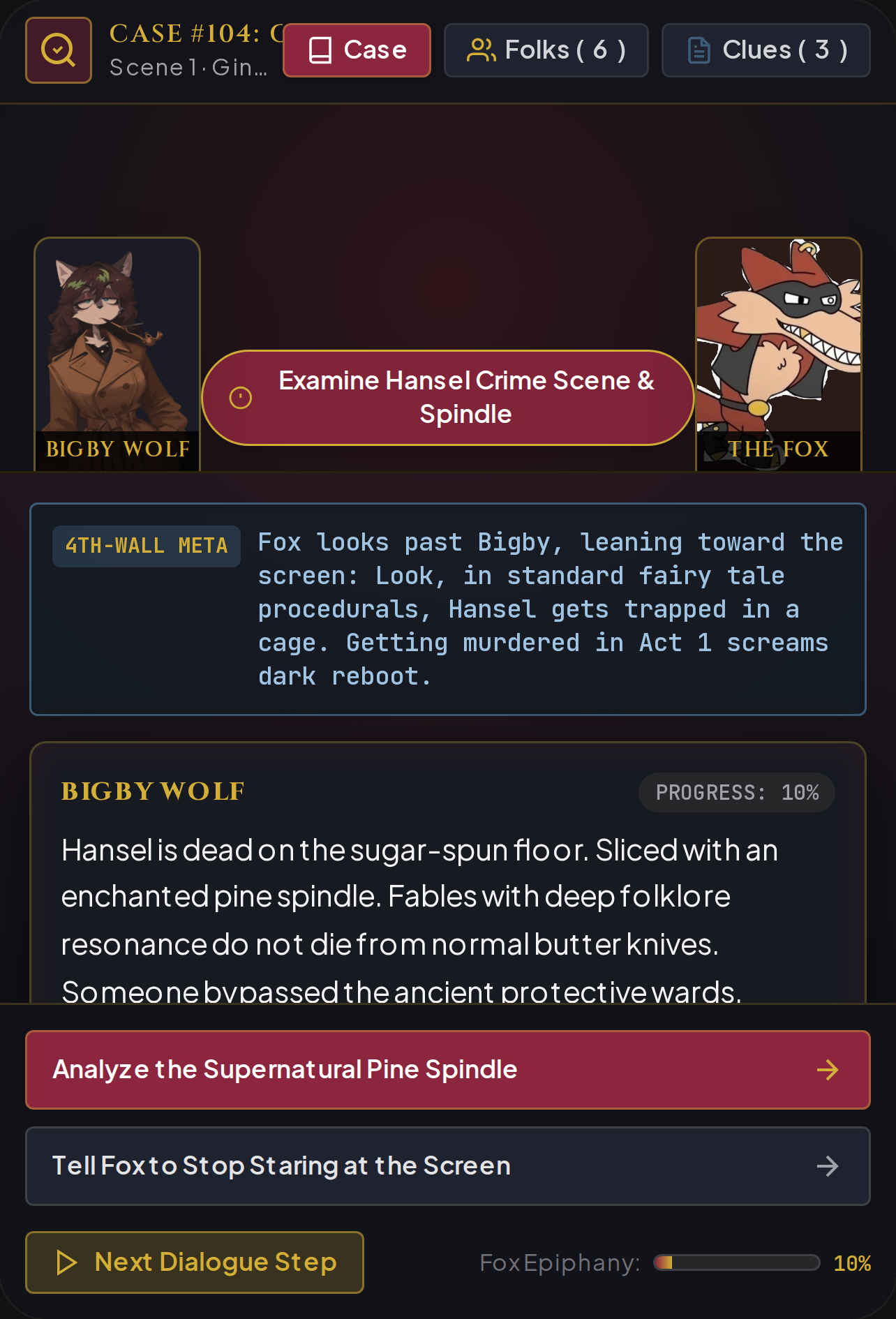 Wolf & Fox: Folklore Homicide cover