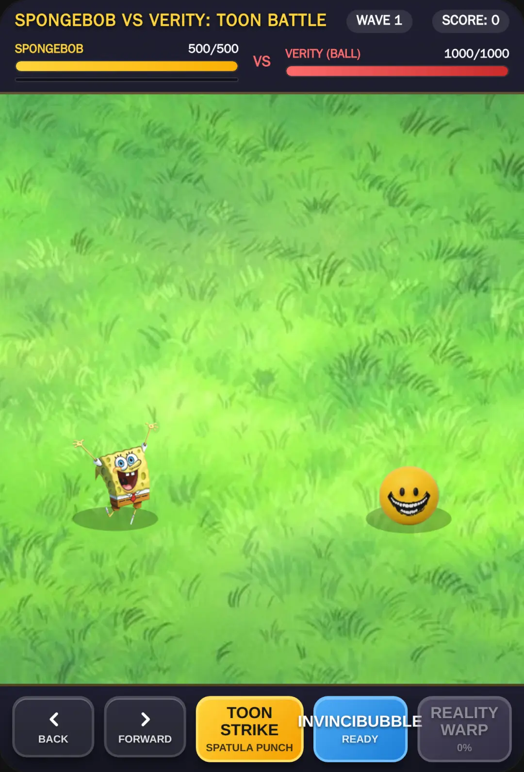 SpongeBob vs Verity cover