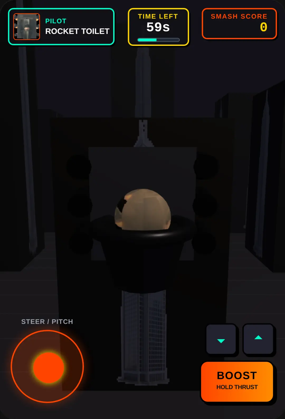 Skibidi 3D: Rocket Toilet City Destruction cover