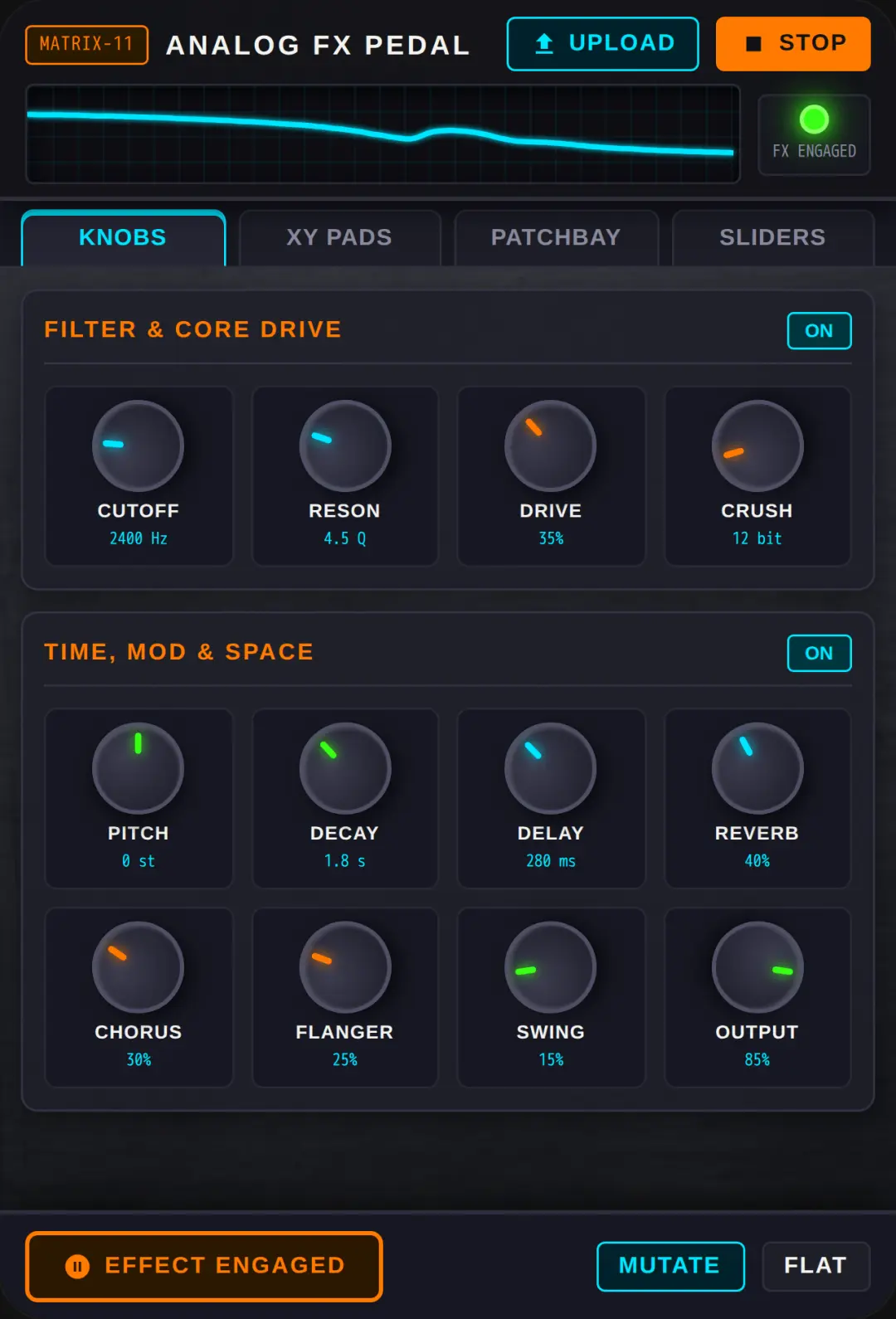 Analog FX & Filter Matrix Pedal cover
