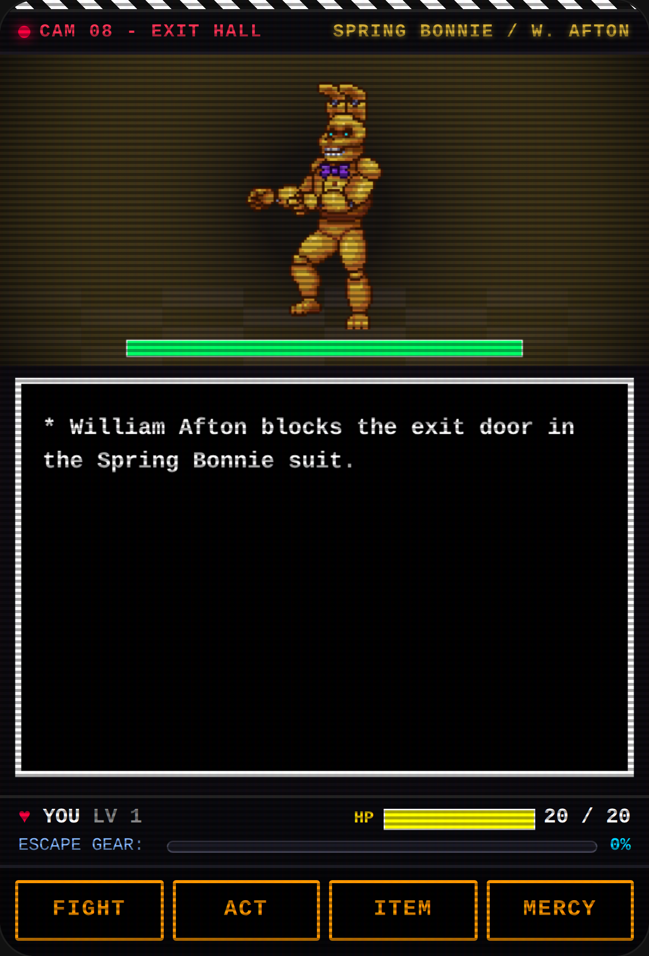 Undertale: Escape from Spring Bonnie cover