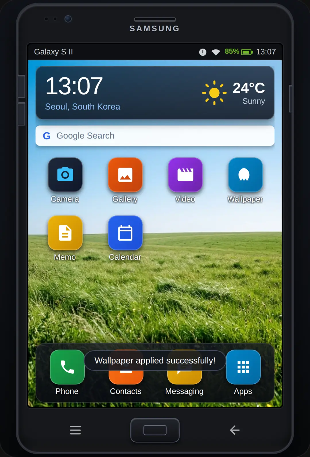 Samsung Galaxy S II Simulator cover