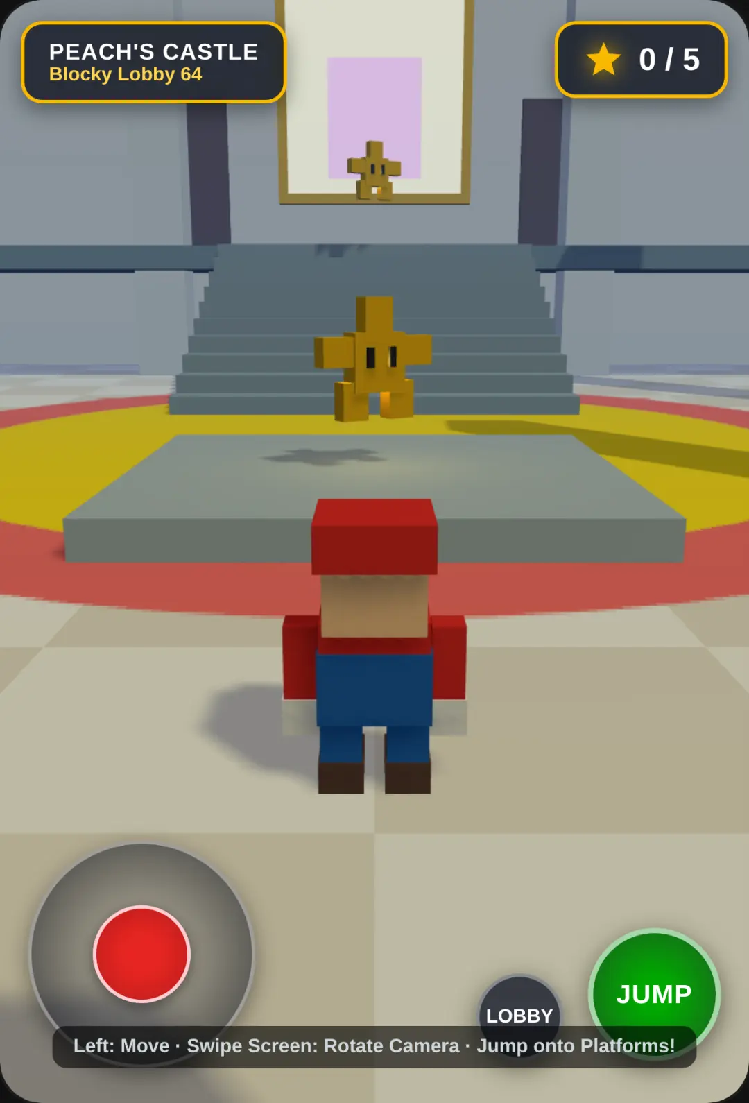 Mario 64 in Minecraft cover