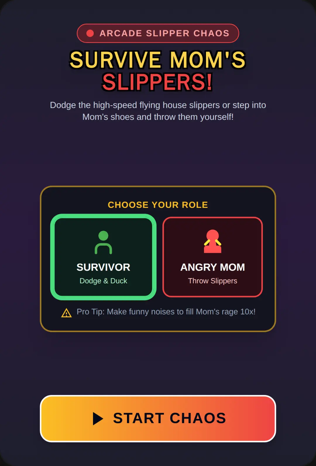 Survive Mom's Slippers cover