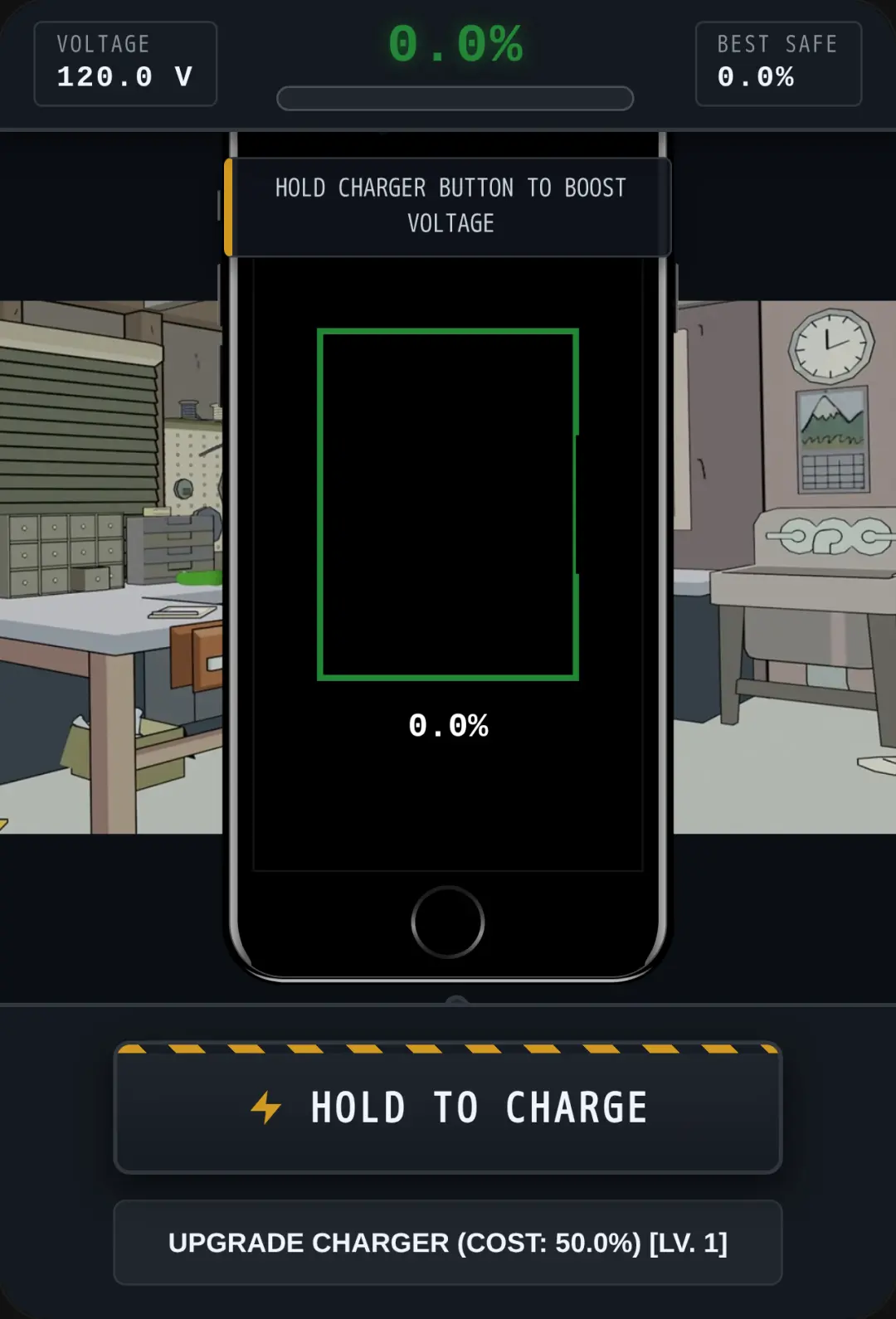 Overcharge: 300% Voltage Lab cover