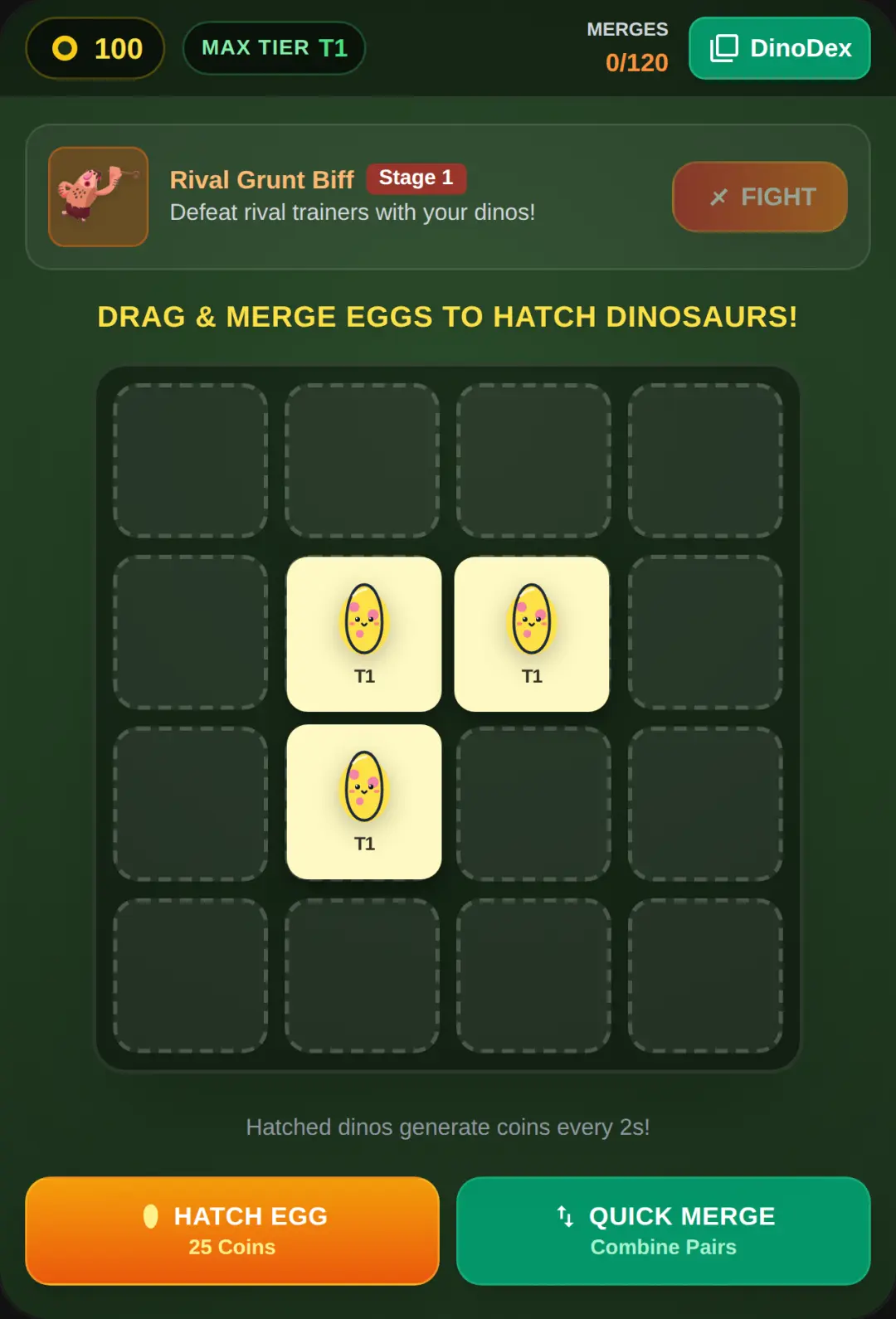 Dino Merge: Hatch & Battle 1! cover