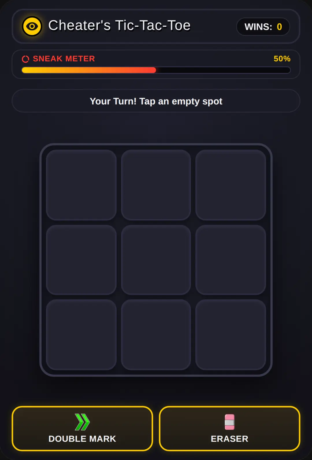 Cheater's Tic-Tac-Toe cover