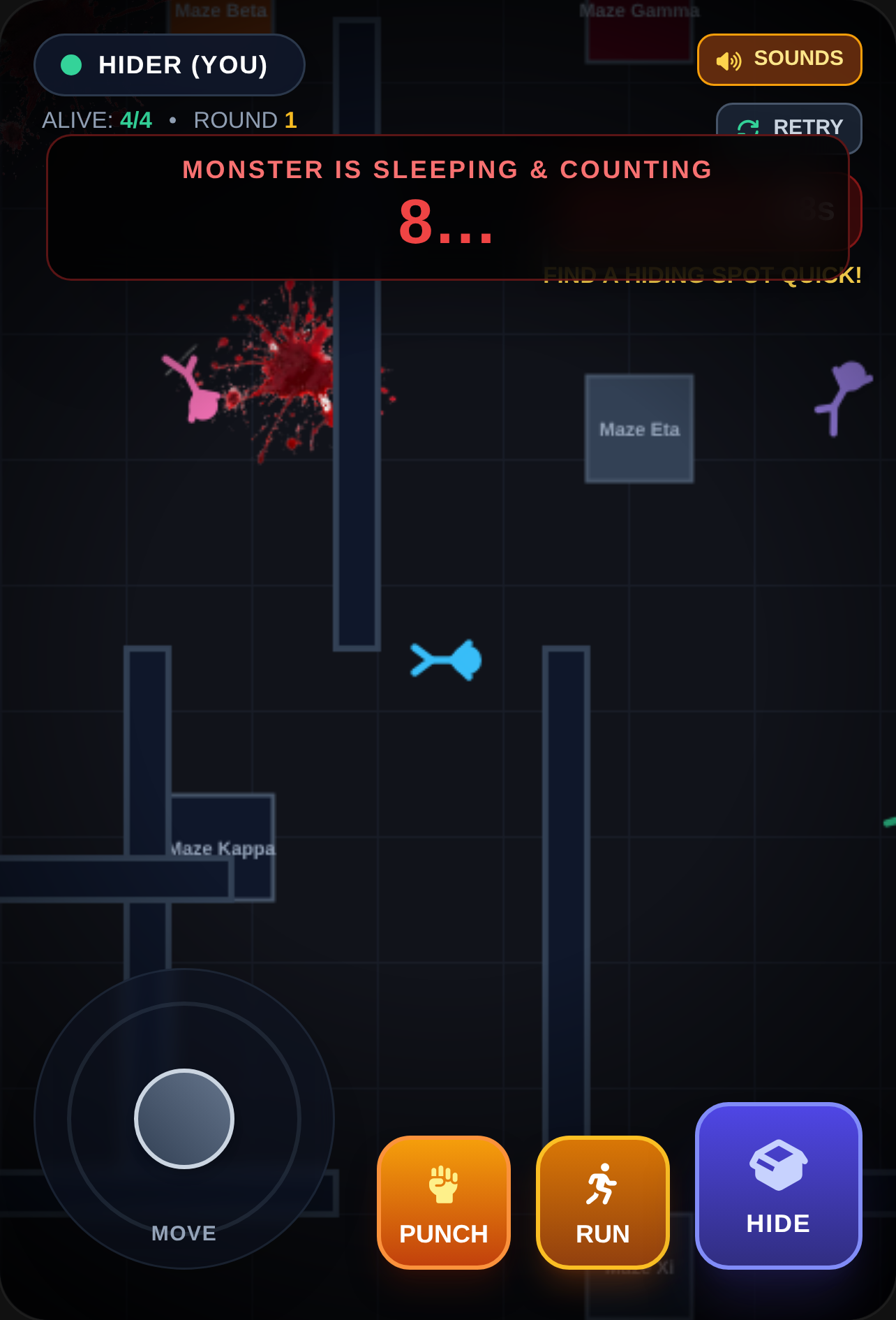 Midnight Hide & Seek: Monster Stickman cover