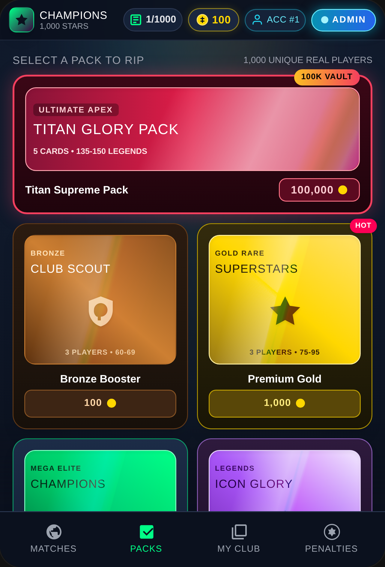 Champions FC - Card Opener cover