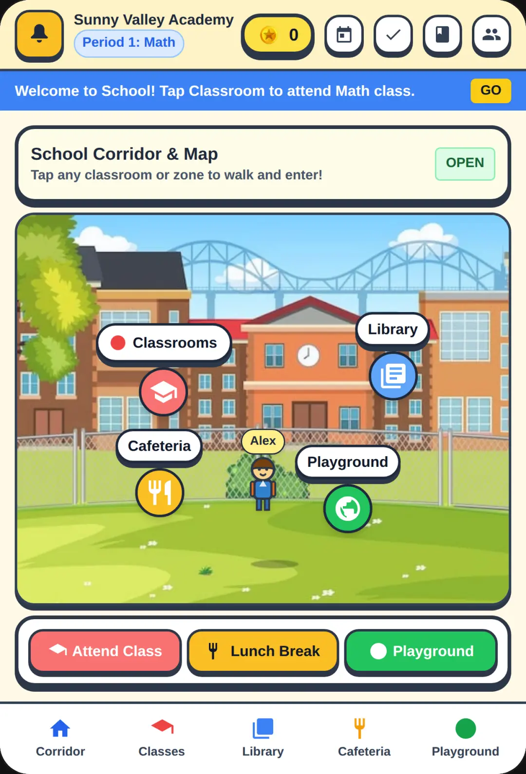 Sunny Valley Academy - School Life Sim cover