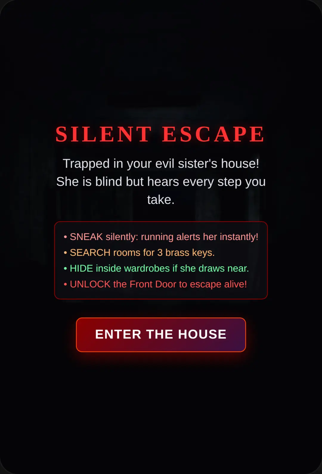Escape House From Evil Sister cover