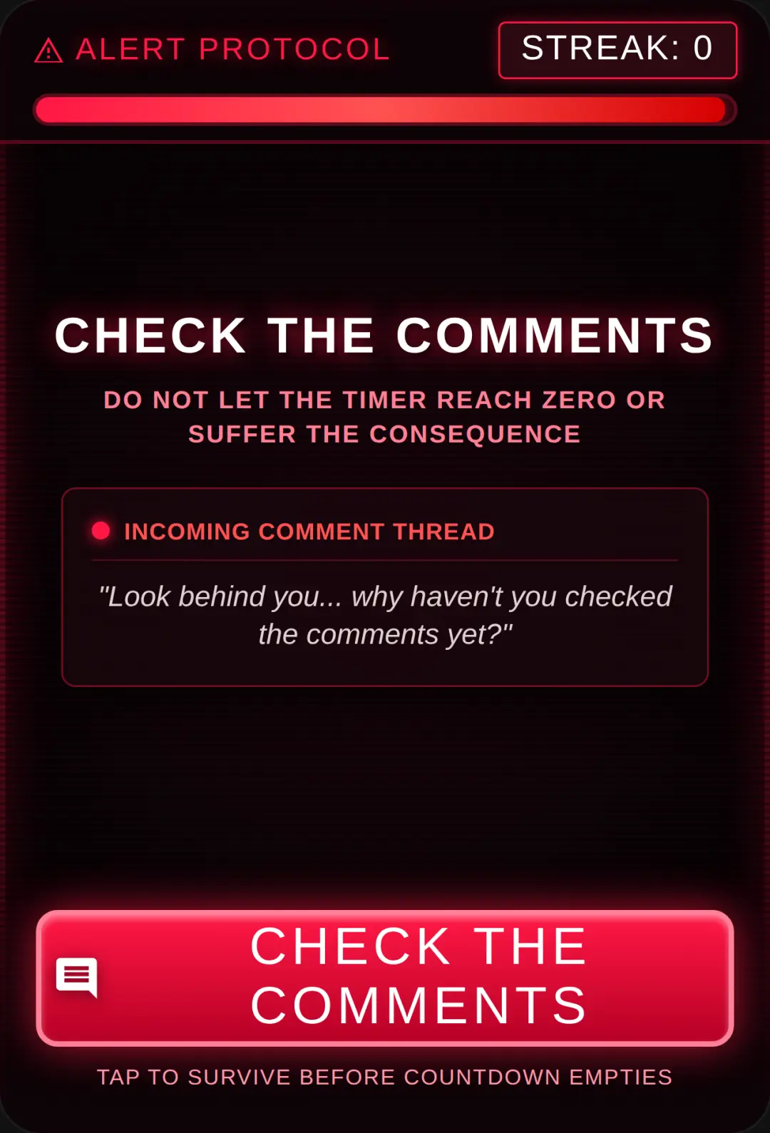 CHECK THE COMMENTS NOW cover
