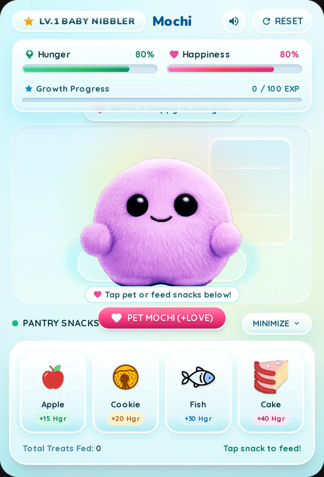 Mochi Pet - Cozy Digital Companion cover
