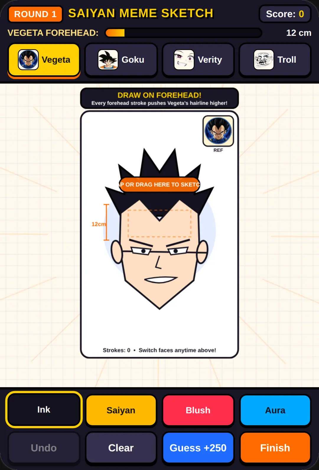 Saiyan Meme Sketch cover