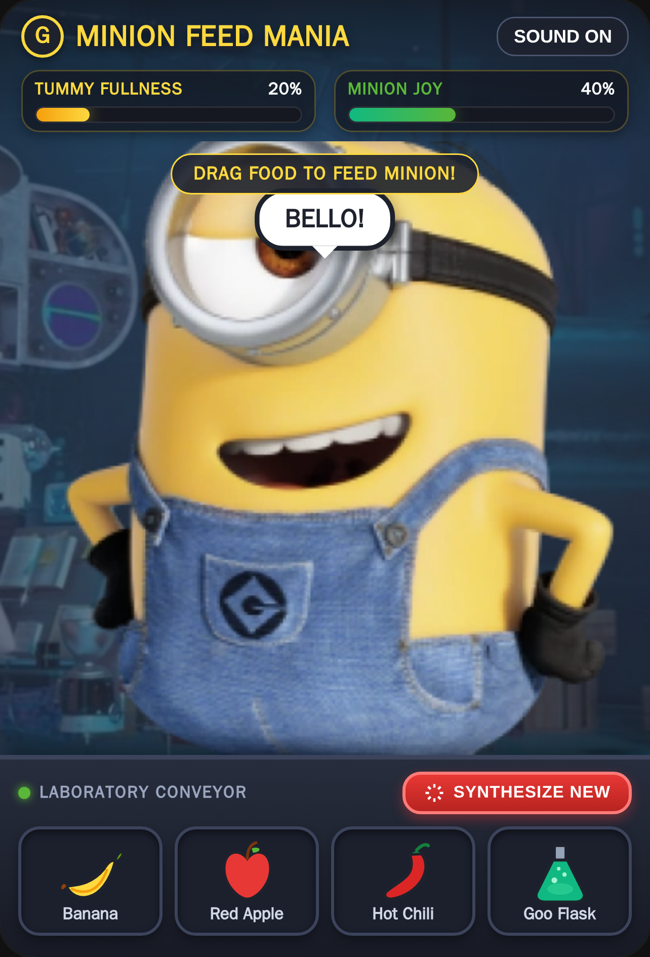 Minion Feed Mania cover