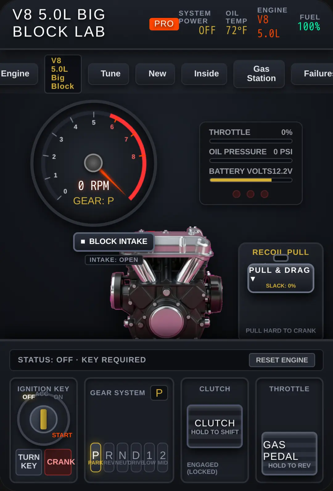 V8 Engine Simulator cover