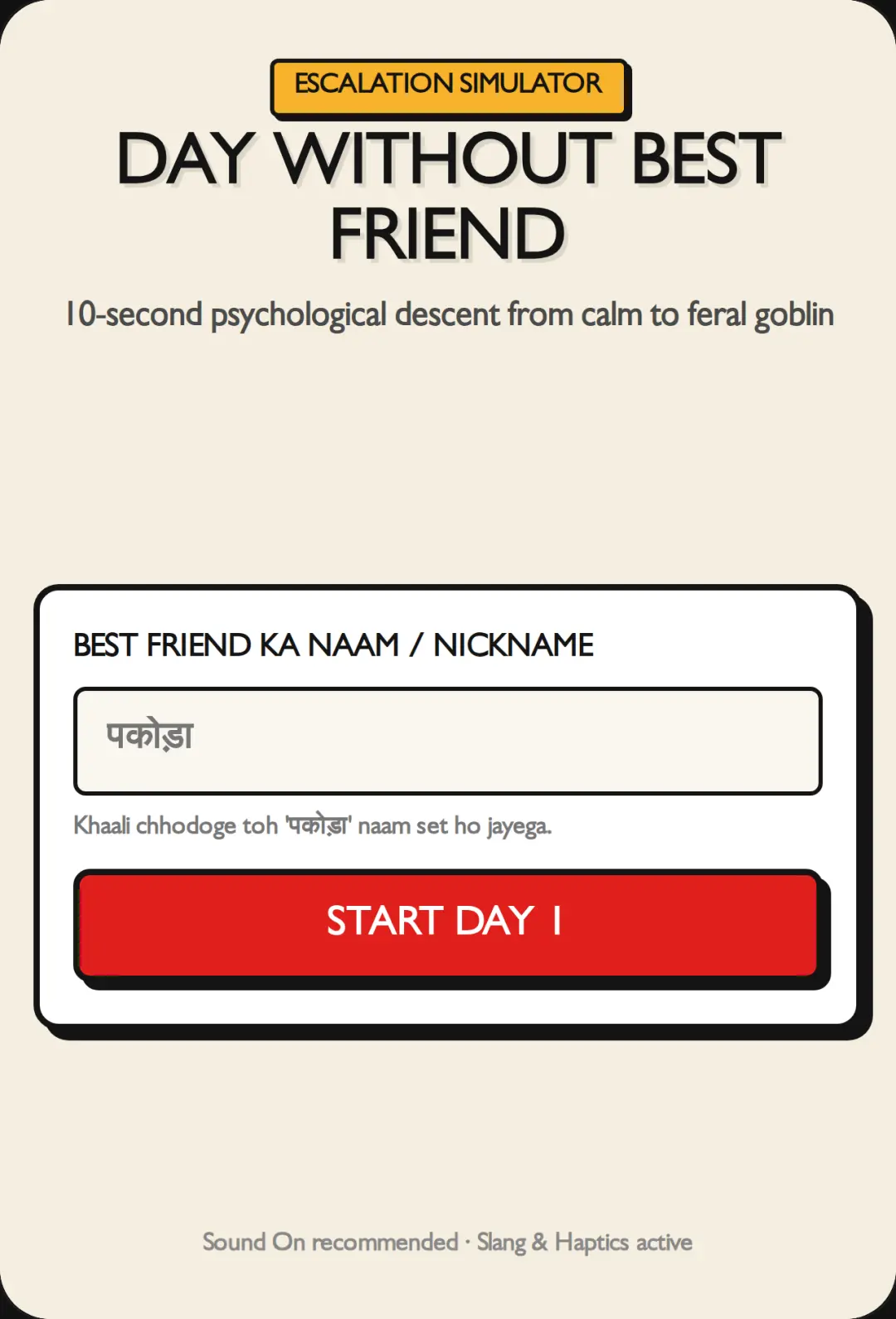 Day Without Best Friend cover