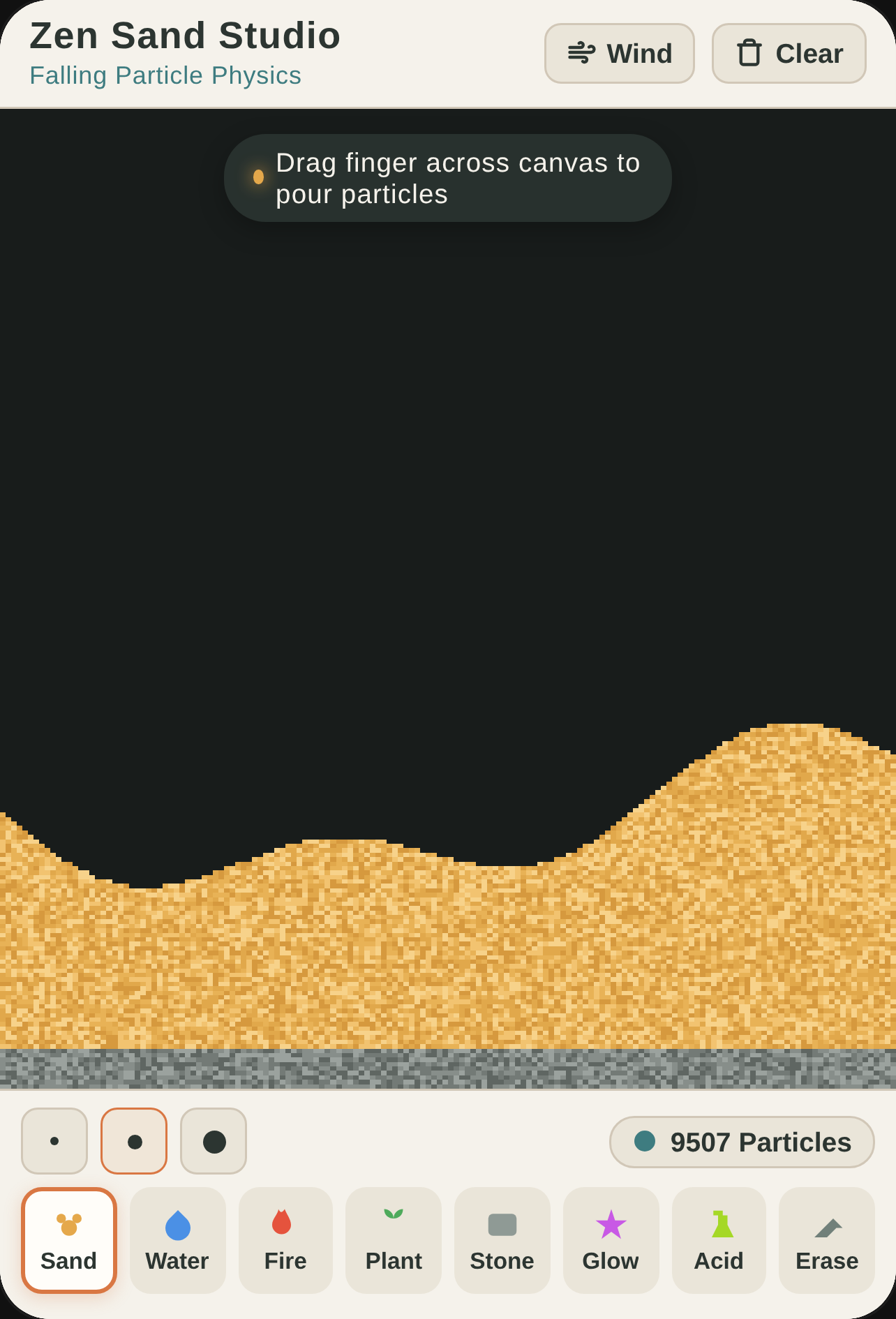Zen Sand Canvas SATISFYING cover