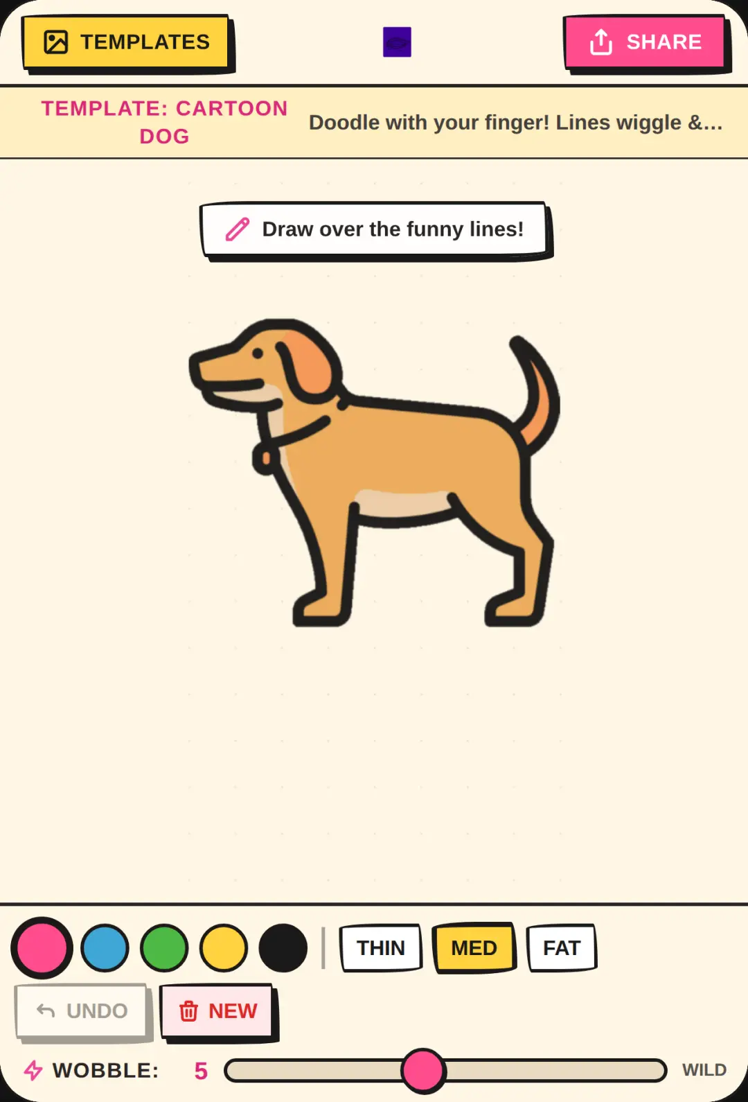 Wobble Doodle - Funny Cartoon Drawing cover