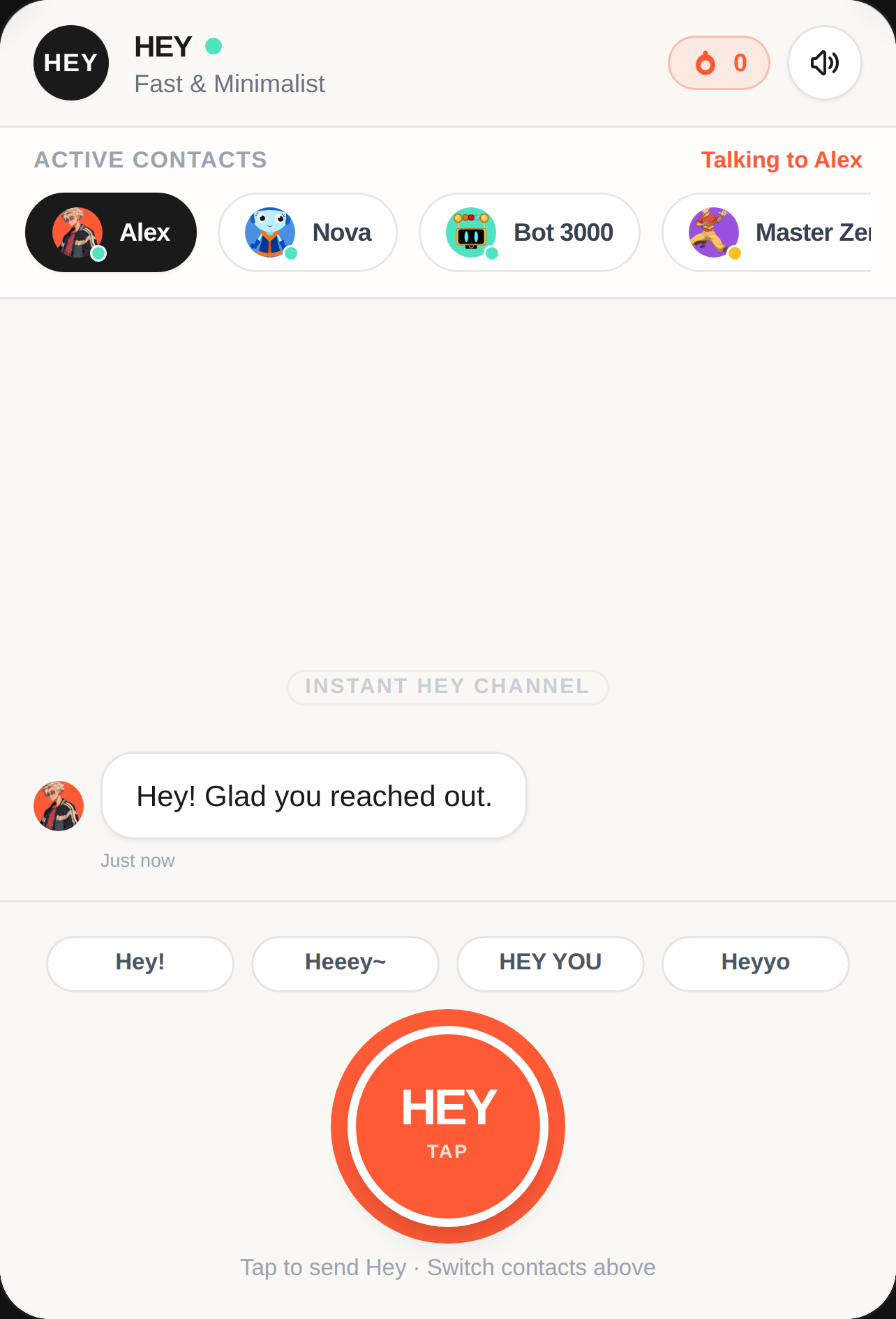 Hey - The Pure Connection App cover