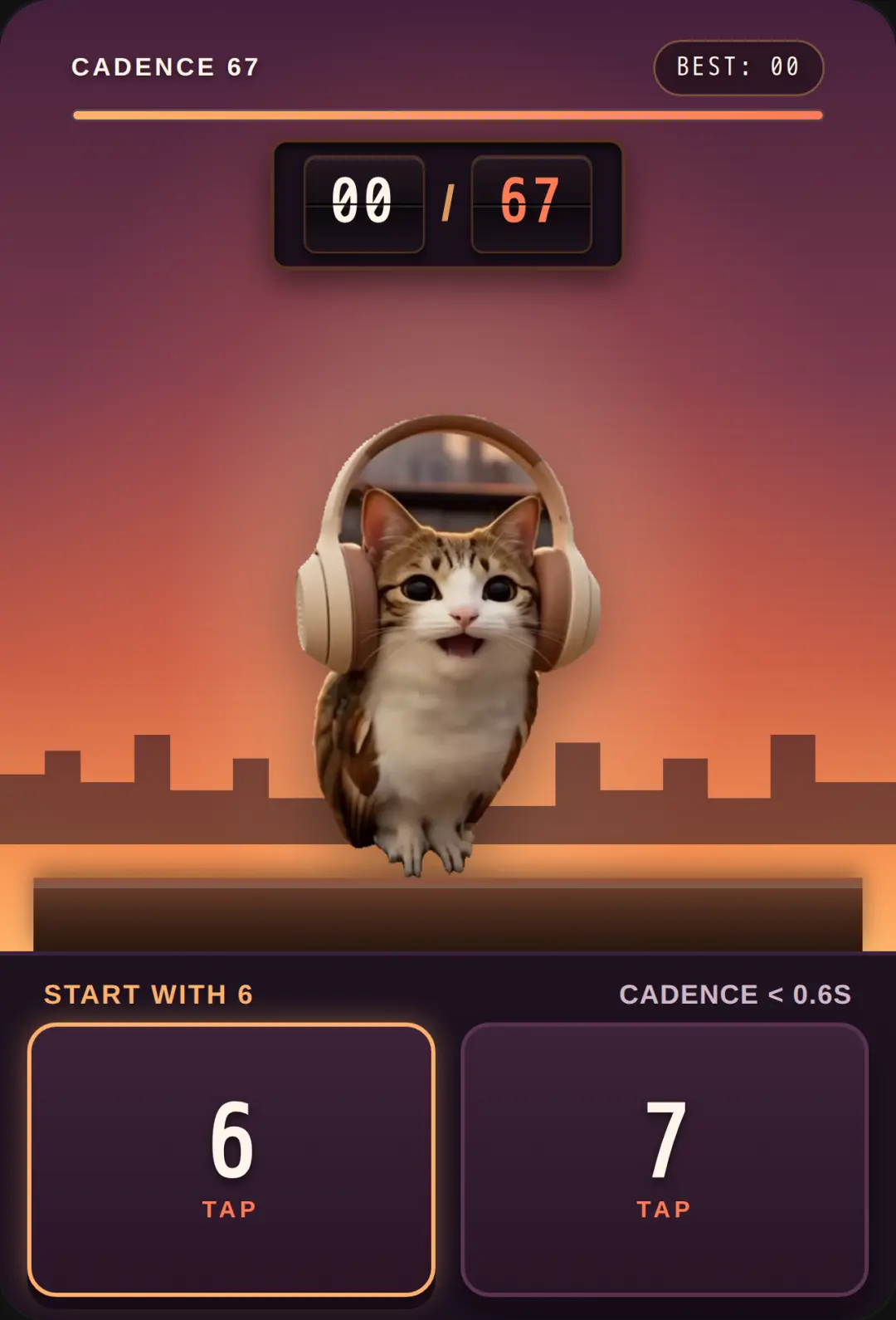 Meowl 67 Cadence Challenge