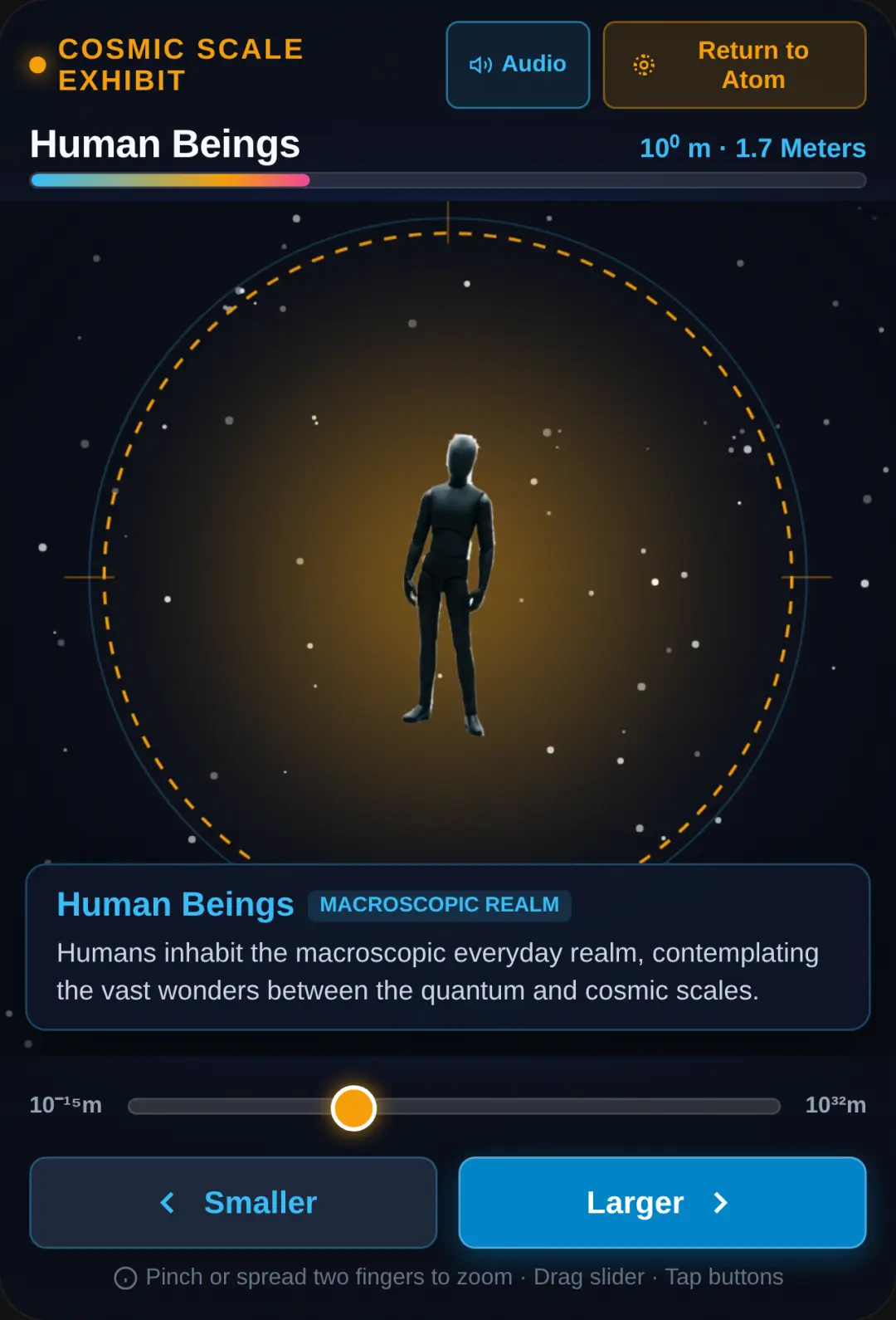 Cosmic Scale Exhibit cover