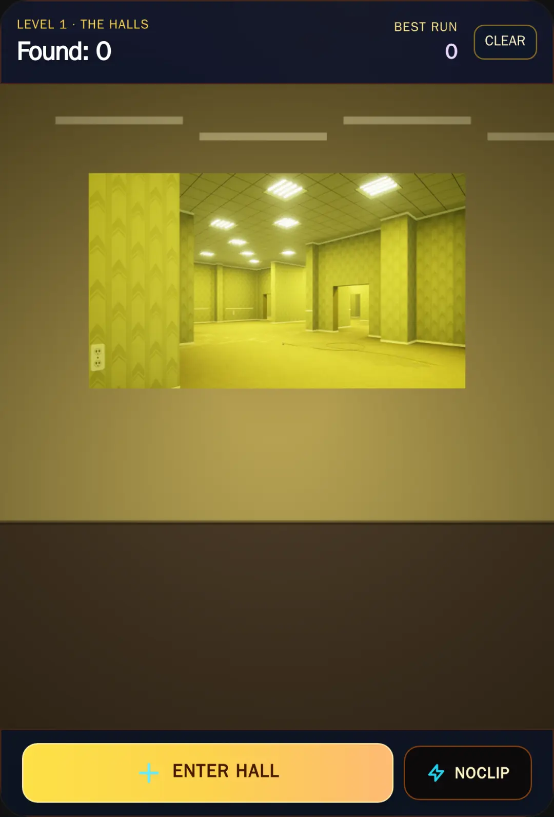 Backrooms: The Yellow Halls cover