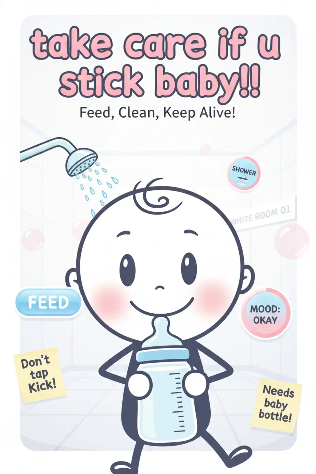 take care if u stick baby!!! cover
