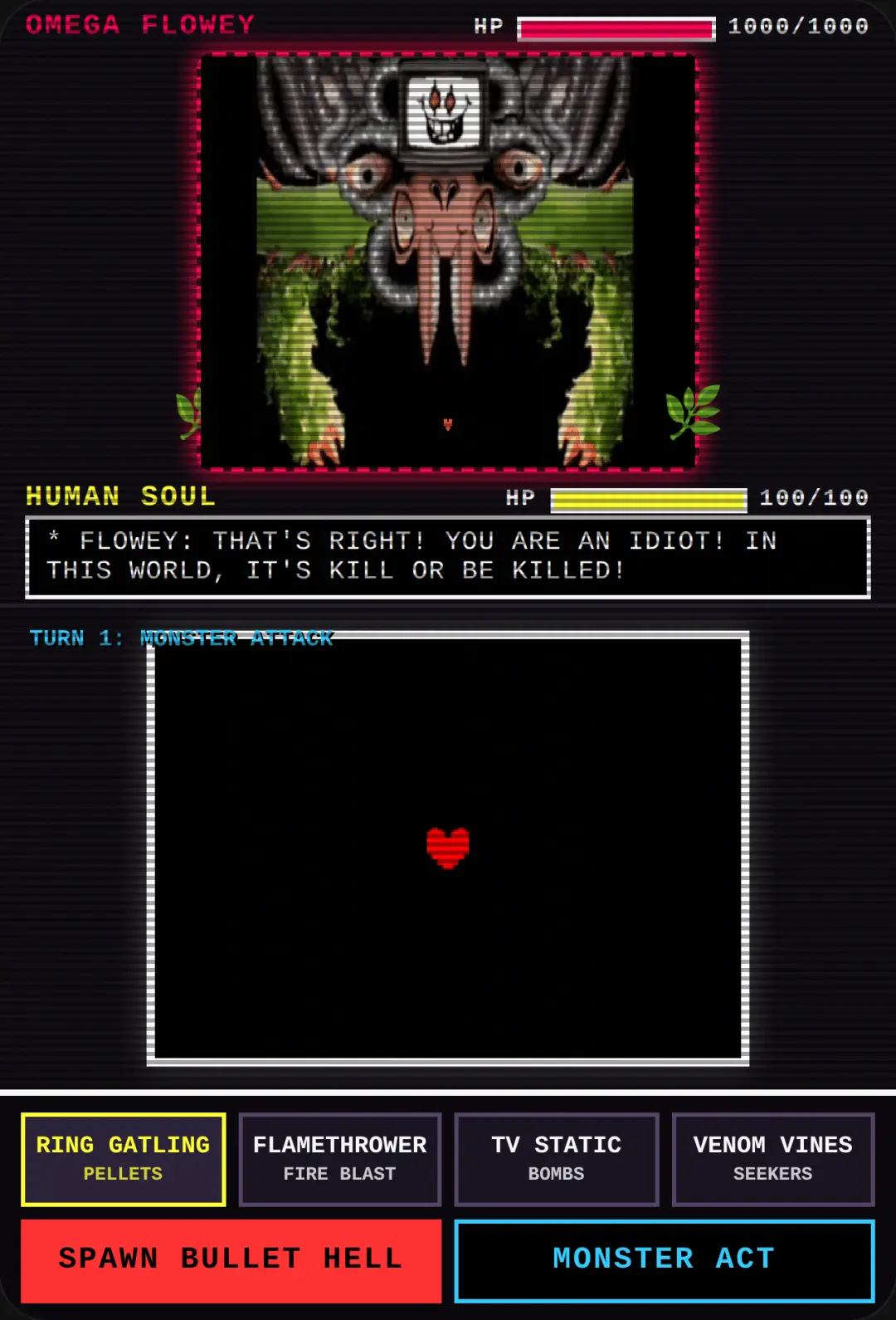 Undertale: Omega flowey you are the boss cover