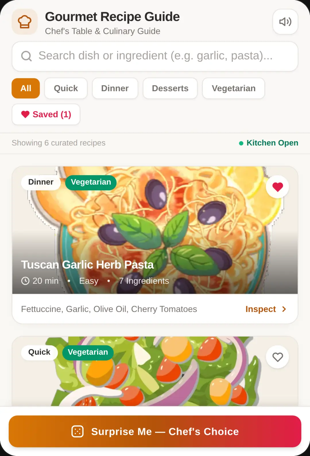 Gourmet Restaurant Guide cover