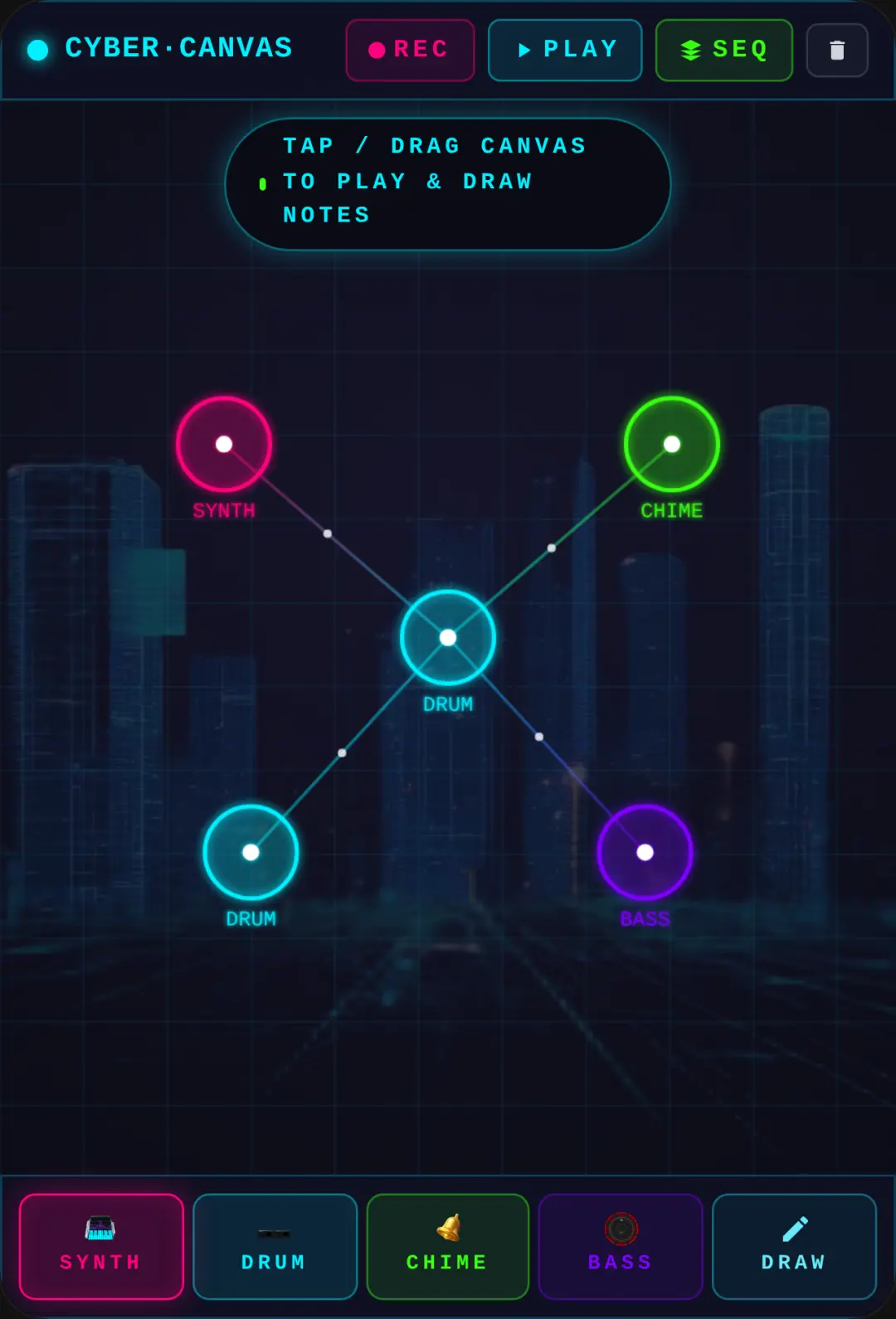 Cyber Music Canvas cover